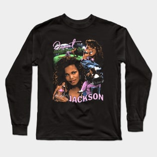 Janet Jackson Retro Long Sleeve T-Shirt